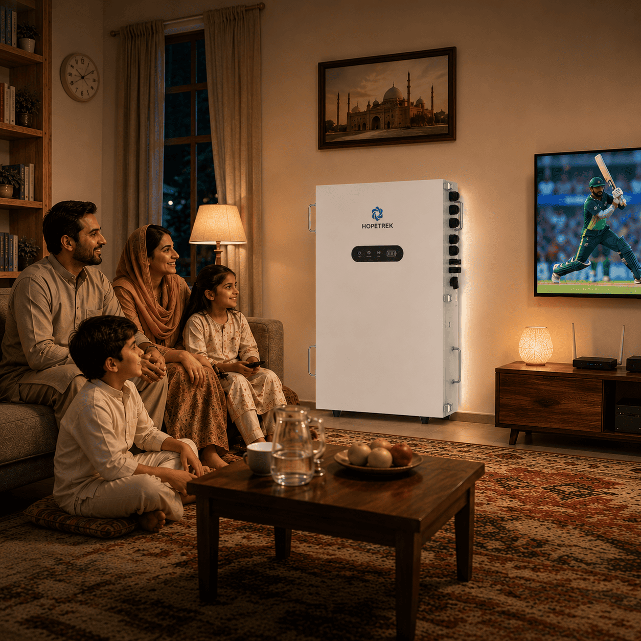 Inverter mounted on a wall